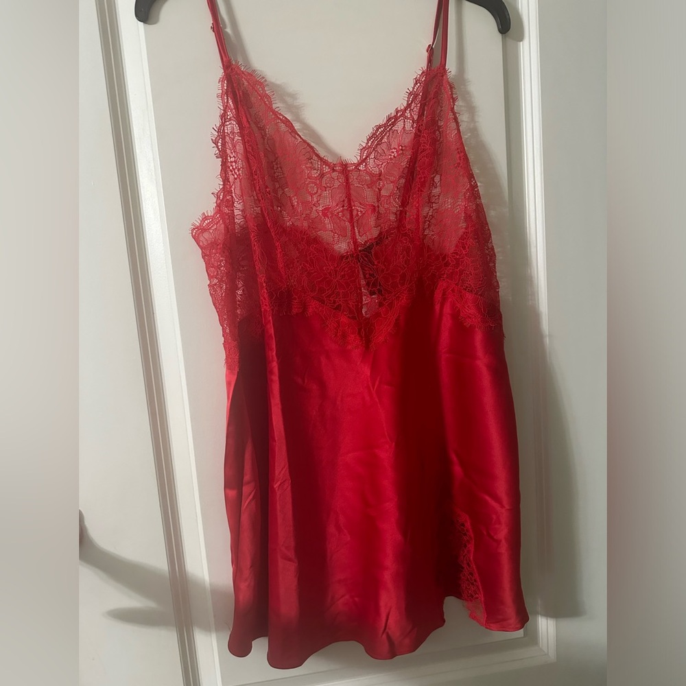 NWT- Women’s Victoria’s Secret Lace Top Satin Slip